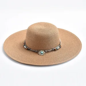 Chapeau de soleil à large bord