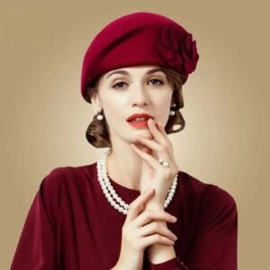 Chapeau fedora style béret