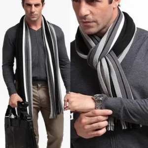 Écharpe classique pour homme