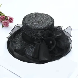 Chapeau de cérémonie raffiné