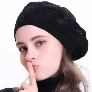Béret en tricot