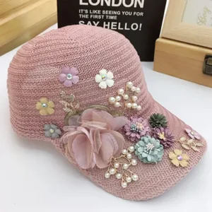Casquette respirante en strass