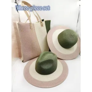 Sac  et chapeaux de paille homme et femme