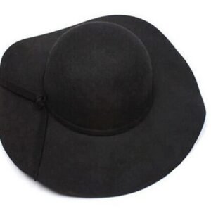 Fedora vintage en Laine à Large Bord